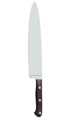 CUCHILLO INOX SABATIER, MANGO ABS 30 cm
