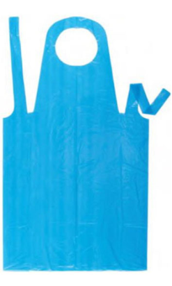 DELANTAL POLIETILENO APRON-PE 40 µ 80x140cm azul