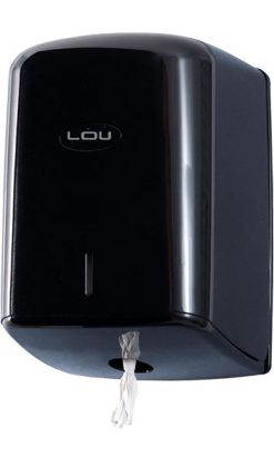 Dispensador de bobina de papel secamanos negro