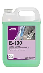 E-100  Limpiador amoniacal alto rendimiento