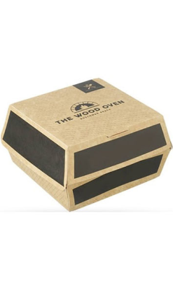 Envase Hamburguesa Kraft 250g - Personalizado - Pedido mínimo 60 cajas