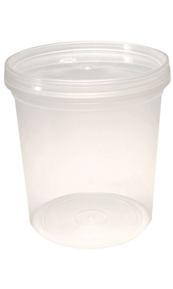 ENVASE HERMETICO 555 cc PP CON PRECINTO Y TAPA - Compra Online