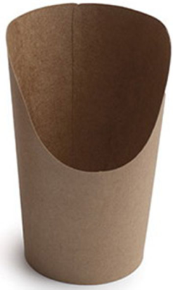 ENVASE PATATAS FRITAS KRAFT 250g 360 ml Ø80x116mm