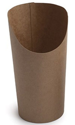 ENVASE PATATAS FRITAS KRAFT 250g 480 ml Ø80x144mm