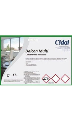 ETIQUETA DALCON MULTI MULTIUSOS HIGIENIZANTE