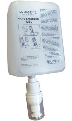 GEL HAND SANITIZER locion hidroalcoholica