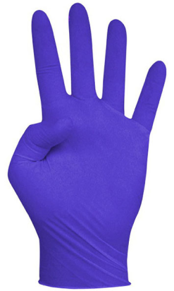 GUANTE NITRILO EXTREME LITE 5 g T-S azul sin polvo