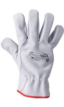 Guante de piel Skinglove GFC1004WH T-9 gris serraje