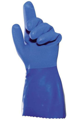 Guante de PVC Telsol 351 Telblue 351 T-9 Azul