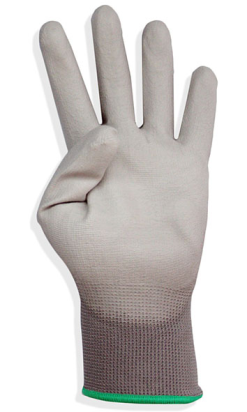 GUANTE SOPORTE POLIURETANO T-XL gris nylon