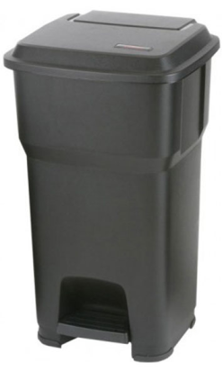 HERA CONTENEDOR PEDAL 60 l negro Vileda
