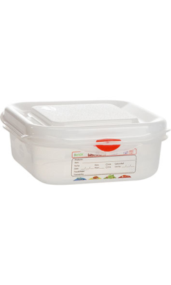 Hermético Gastronorm 1/6 transparente 1,1 l 176x162x65 mm - Compra Online