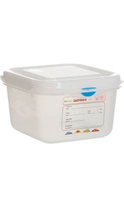 Hermético Gastronorm 1/6 de 1,7 l - Transparente