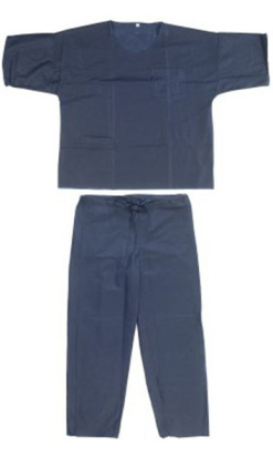 JUEGO PIJAMA POLIPROPILENO TWIN SET 50g T-M azul
