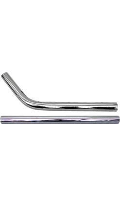 JUEGO TUBOS ACERO CROMADO Ø 40