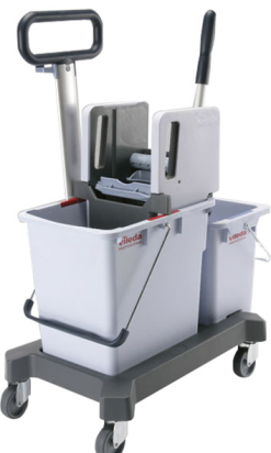 KIT DOBLE cubo 25 y 9 l con Prensa Vertical