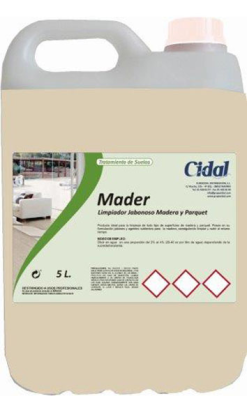 MADER limpiador jabonoso madera y parquet