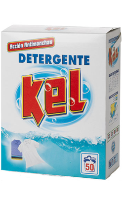 MALETA KEL detergente lavadora 50 lavados