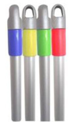 MANGO ALUMINIO 140 cm ROJO Ø 20 mm espesor 0,32 mm