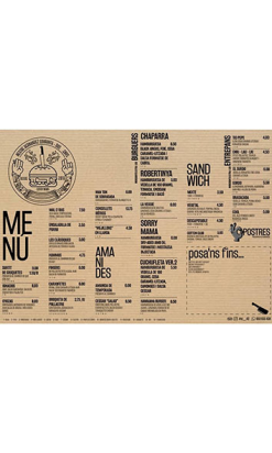 Mantel de celulosa personalizado 30x40cm - Nature 40g