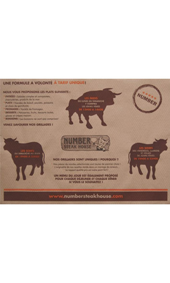 Mantel de Celulosa Personalizado 30x40cm - Nature 40g