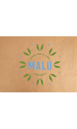 Mantel de celulosa personalizado 31x43 cm 48g - nature