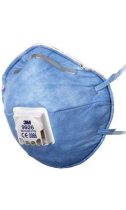 Mascarilla 9926 3M FFP2 moldeada con válvula para gases ácidos