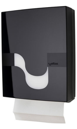 MEGAMINI BLACK FOLDED HAND TOWELS "V" "Z" "I"