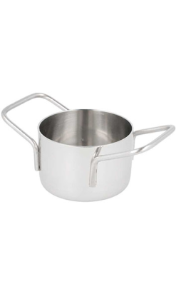 MINI BATERIA INOX Ø8x4,5 cm