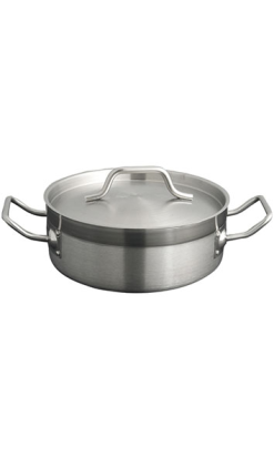OLLA INOX CON TAPA 6 l Ø28x10 cm