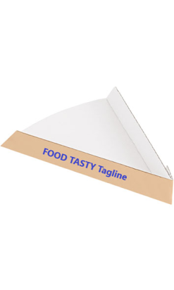 Pala Pizza Triangular Kraft | 300g | 21x16,5x3,5 cm | Personalizado