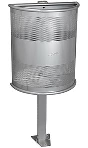 Palera Semicircular Perforada para Suelo 40L