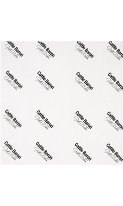 Papel Antigrasa Blanco Personalizado 30x30cm 35g - Caja de 30 | Tienda Online