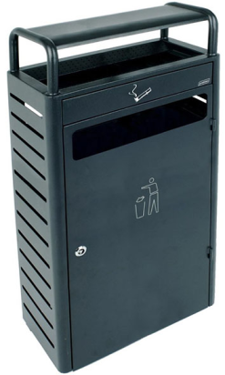 PAPELERA CON CENICERO 43 l y 5,9 l