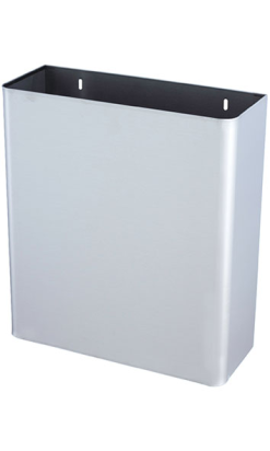 PAPELERA PARED 25 l inox satinada