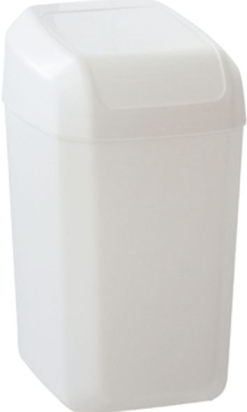 PAPELERA SWING LID HAS 30 l blanca