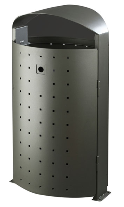 Papelera Urbana Metálica Frontal 95 l - Compra Online