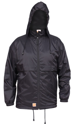 PARKA CHUBASQUERO NIGEL 70 g 100% nylon T-S negra 
