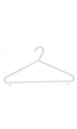 PERCHA PLASTICO 37x21 cm blanca