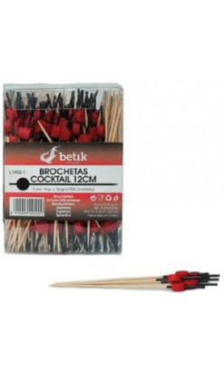PICKS ROJO Y NEGRO 12 cm