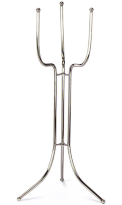 PIE CUBITERA ACERO 33x27x76 cm