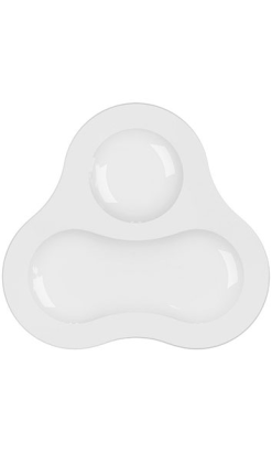 PLATO APERITIVOS 24 cm SATURNO Costaverde