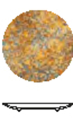 PLATO COUPE 16 cm SATURNO COUPE GRUNGE Costaverde