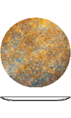 PLATO COUPE 32 cm SATURNO COUPE GRUNGE Costaverde