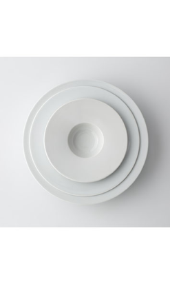 PLATO GOURMET 25 CM BLANCO