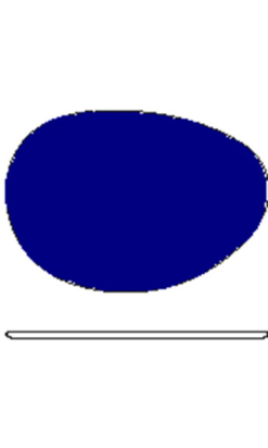 PLATO SUSHI 27x18 cm ISOLA AZUL Costaverde