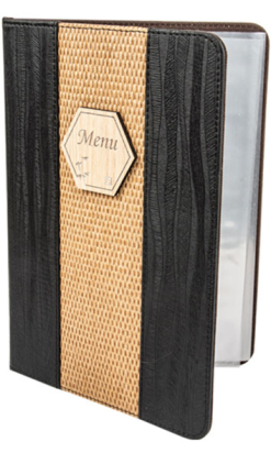 PORTA MENUS 8 FUNDAS (DIN-A4) 22x31 cm