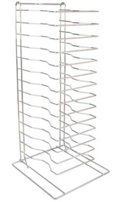 RACK METAL PARA PIZZA 15 NIVELES 30,4x30,4x68 cm