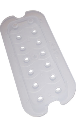 REJILLA HERMÉTICO 1/3 265x115x20 mm transparente