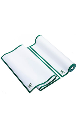 ROLLDRAP 40x64cm blanco cenefa verde 